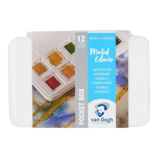 Van Gogh Aquarell Pocketbox - Muted colours