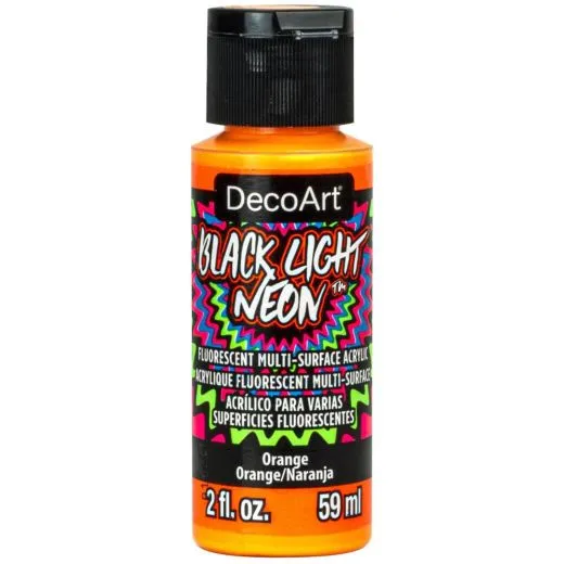 DecoArt Black Light Neon - orange