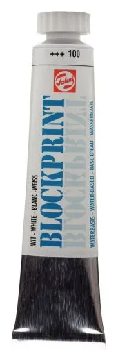 Blockprint Druckfarbe auf Wasserbasis wei�