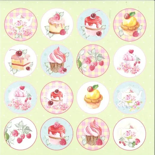 Craft&You Sweet Dessert Scrapbooking Paper Motiv 07
