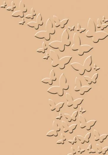 Embossing-Schablone Butterfly Kisses