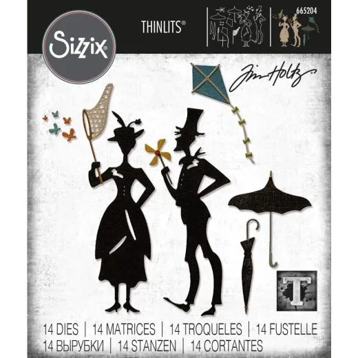 Sizzix Thinlits Dies By Tim Holtz 14/Pkg - The Park