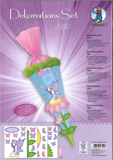 Schult�ten Dekorations-Set Elfe