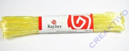 Rayonbast gl�nzend 20m gelb