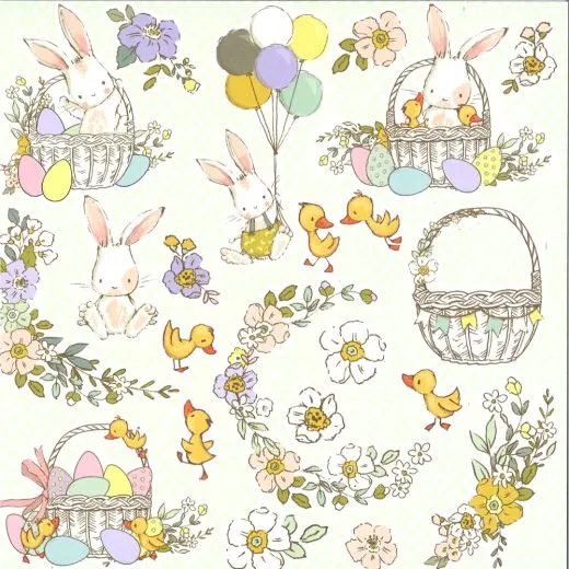 Scrapbooking-Papier Hopping Bunnies 07