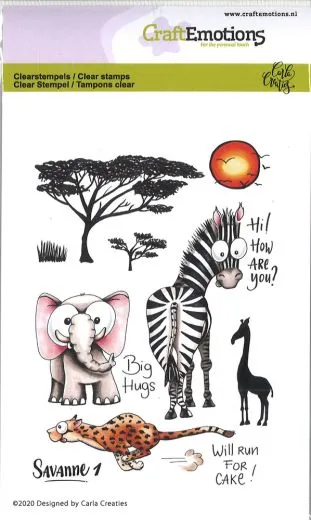 Clear Stamps A6 - Savanne 1
