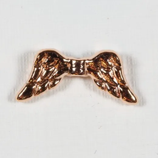 Metall-Zierelement Fl�gel 20mm ros�gold
