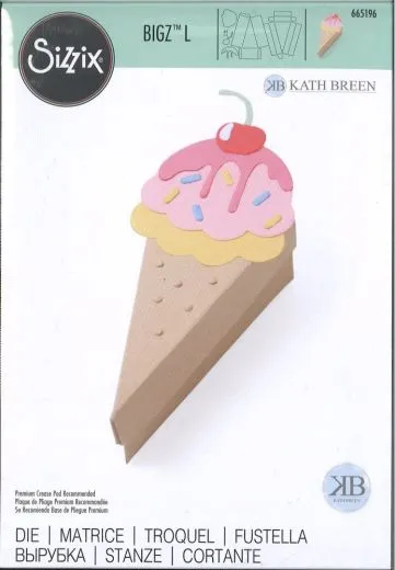 Sizzix Bigz L Die - Box, Ice Cream