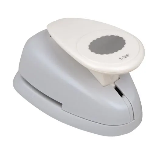 Motivstanzer Oval mit Zierrand 4,45cm 1 3/4