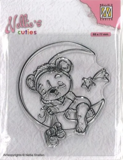 Nellies Choice Clearstamp - Christmas Cuties - B�r