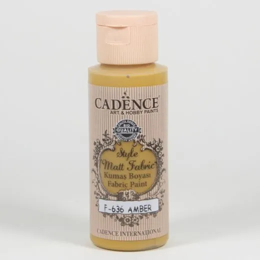 Cadence Stoffmalfarbe 59ml bernstein