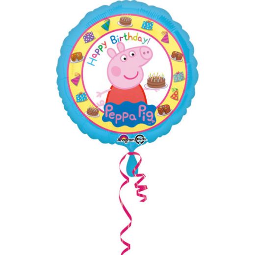 Folienballon Peppa Pig Happy Birthday!