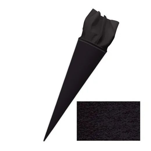 Bastel-Schult�te mit Filzmanschette 70cm schwarz (kein Versand - nur Abholung)