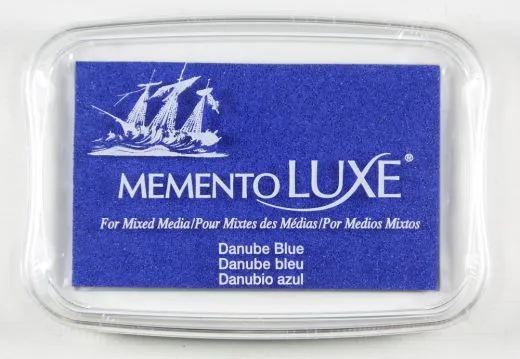 Memento Stempelkissen De Luxe - danube blue