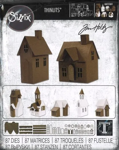 Sizzix Thinlits Stanzen Village Collection by Tim Holtz
