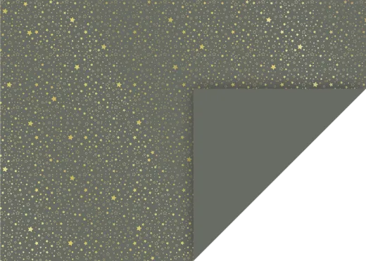 Motivkarton Sterne 50 x 70 cm gold gl�nzend auf Anthrazit