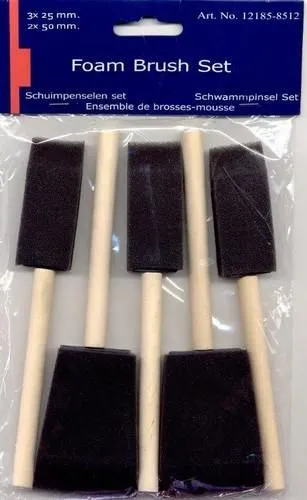 Pinselset Schwammpinsel 5 ST