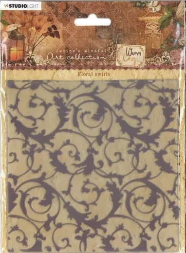 Studio Light Embossing Folder - Floral Swirls