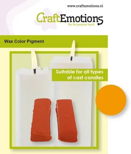Wachs Farbpigment orange