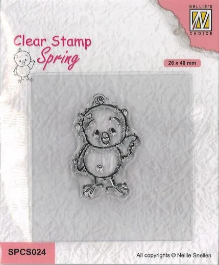 Nellies Choice Clearstamp - Chickies 5