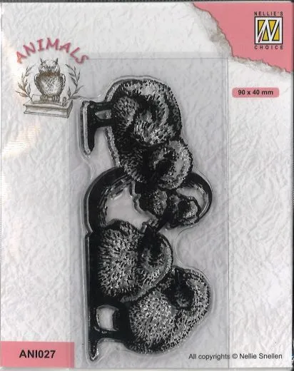 Nellies Choice Clearstamp - Chicks
