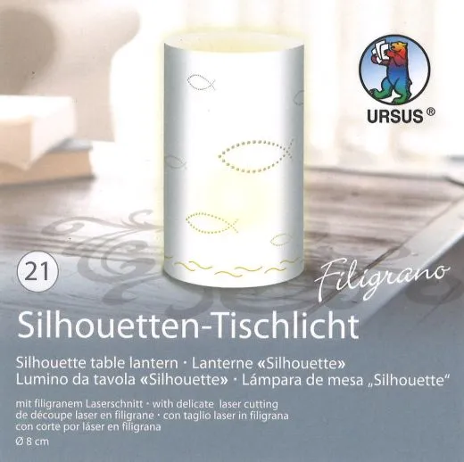 Silhouetten-Tischlicht Filigrano - Christl. Fisch