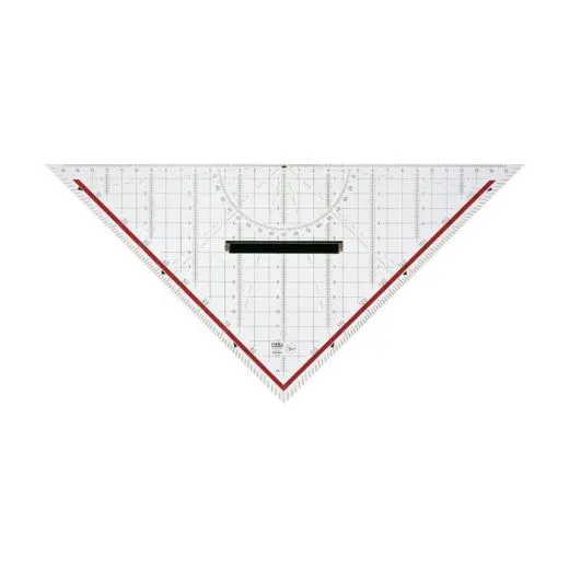 GEOMETRIEDREIECK MIT ABNEHMBARER GRIFF 25CM