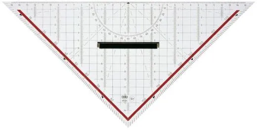GEOMETRIEDREIECK MIT ABNEHMBARER GRIFF 32CM