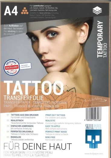 Premium Tattoo Transferfolie (Laser)