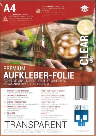 Premium Aufkleber-Folie (Laser)