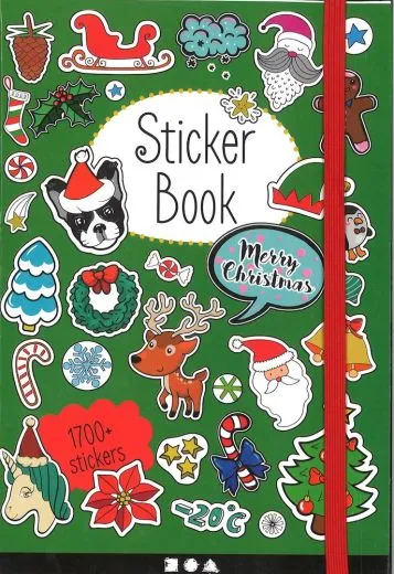 Sticker Book Merry Christmas