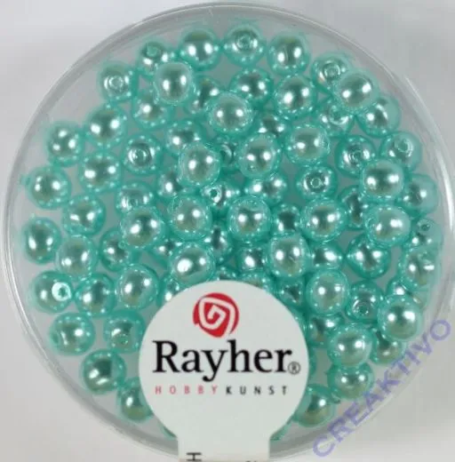 Renaissance Glaswachsperlen, 4 mm � t�rkis