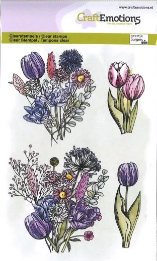 Clearstamps A6 - Tulpenstrau�