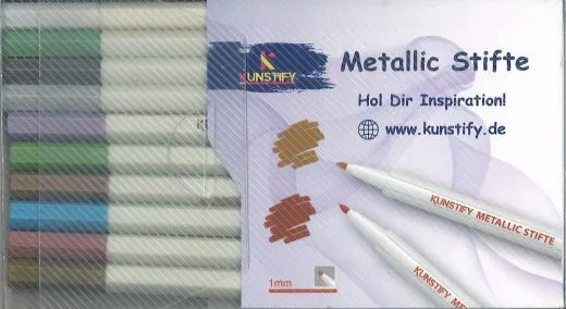 Metallic Marker Stifte - Rundspitze
