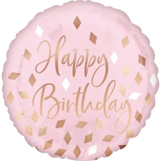 Blush Birthday Folienballon