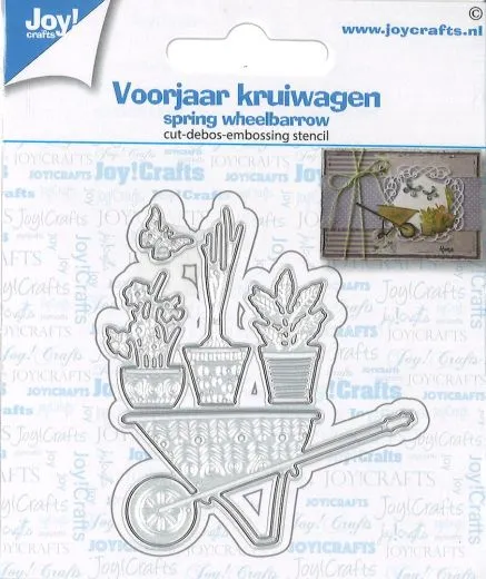 Joy! Crafts Stanze Schubkarre mit Pflanzen