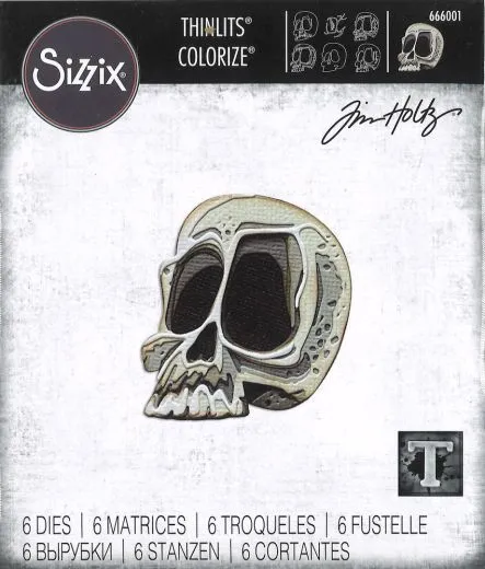 Sizzix Thinlits Stanze Set 6PK - Spencer, Colorize by Tim Holtz