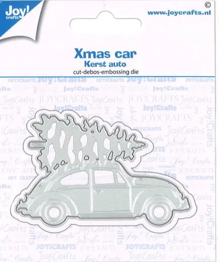 Joy! Crafts Stanze Auto mit Weihnachtsbaum