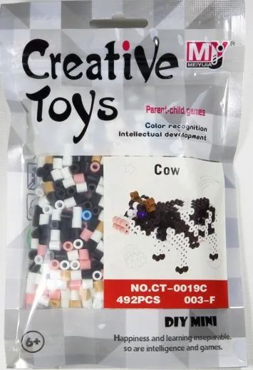 Creative Toys Bastelset B�gelperlen 3D - Kuh