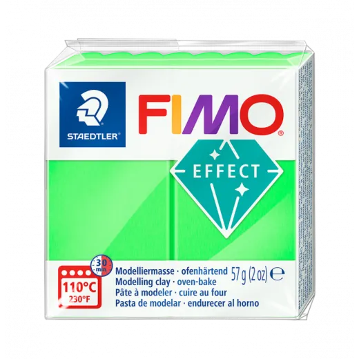 Fimo Effekt Modelliermasse 57g neon gr�n