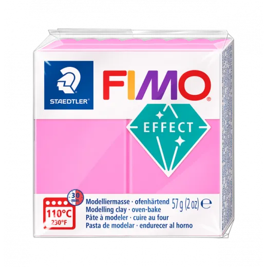 Fimo Effekt Modelliermasse 57g neon pink