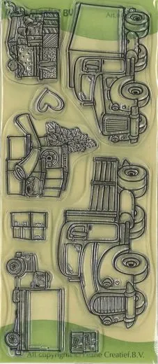 LeCrea Silikon Kombi Stempel - Wir ziehen um