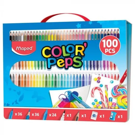 STIFTE SET COLORPEPS 100-TEILIG