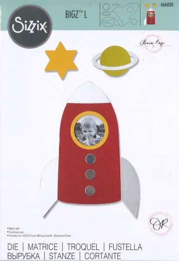 Sizzix Bigz L Stanze - 666030 Space Rocket