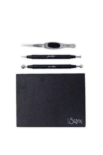 Sizzix Making Tool - Shaping Kit, Black, Inspired by Tim Holtz