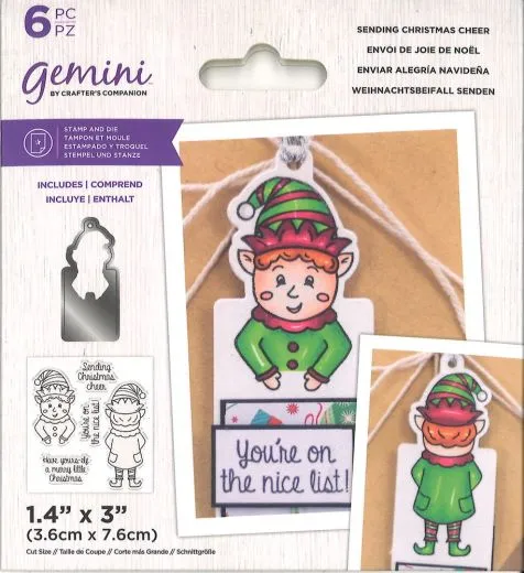 Gemini Stanze & Stempel - Wichtelschild
