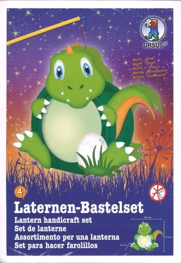 Laternen-Bastelset Dino