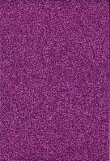 Glitzer-Moosgummi violett