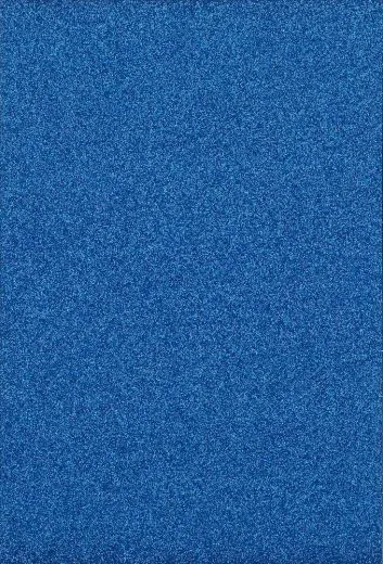 Glitzer-Moosgummi blau