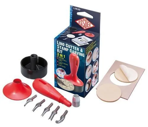 Essdee 3 in 1 Lino Schneider & Stempelschnitzen kit
